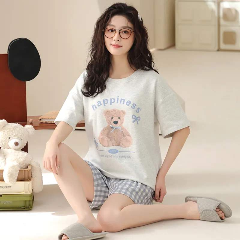 Pretty lady Women's Pajama Sets-4