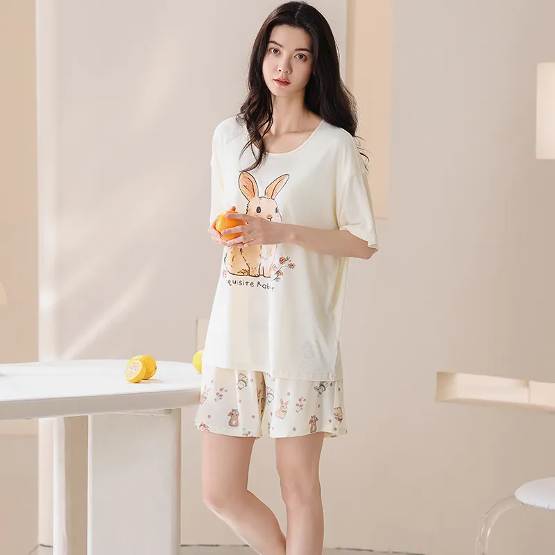 Pretty lady Women's Pajama Sets-3