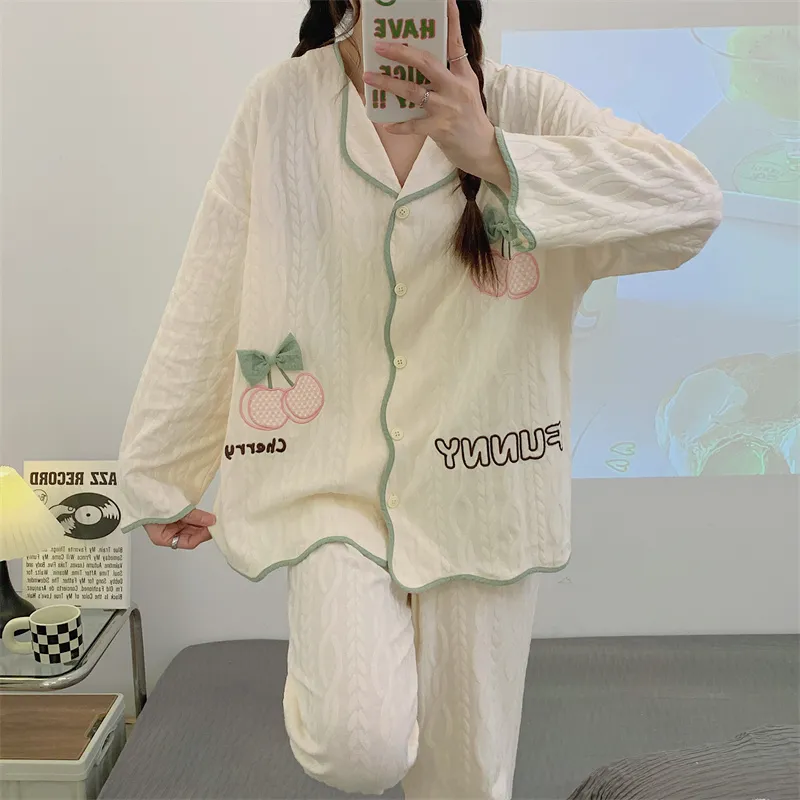 Pretty lady Women's Pajama Sets-10