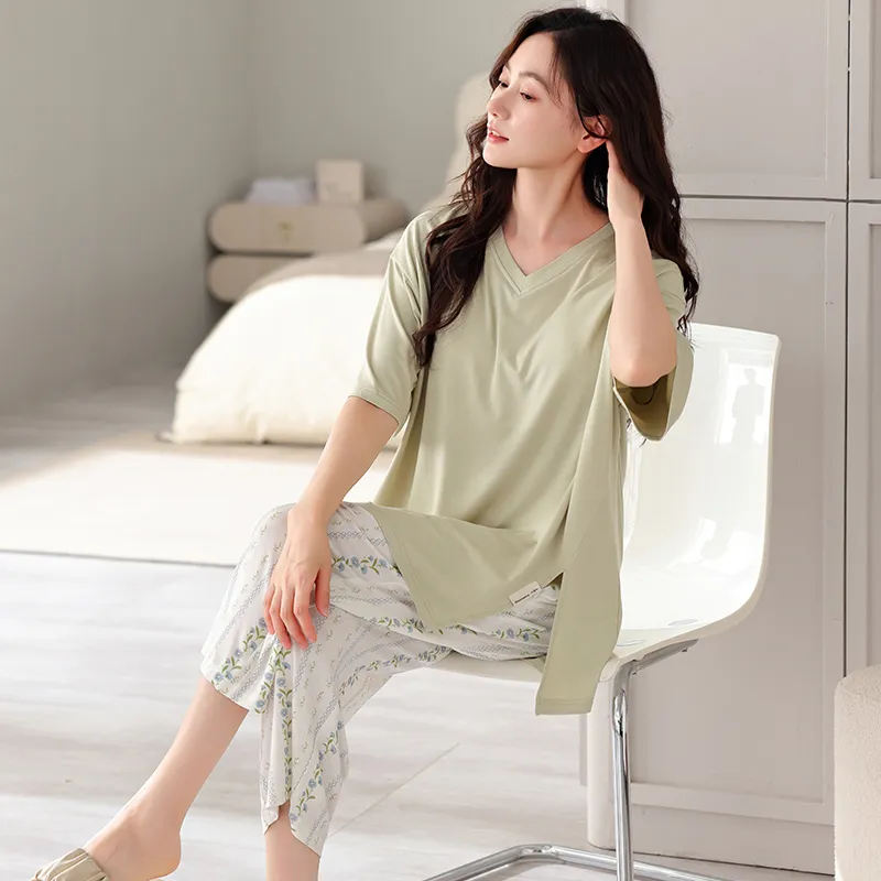 Pretty lady Women's Pajama Sets-5