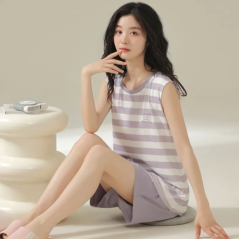 Pretty lady Women's Pajama Sets-5
