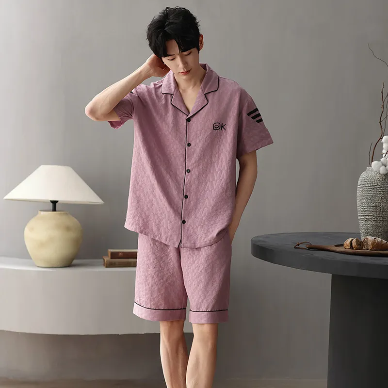 Pretty lady Men Pajama Sets-4