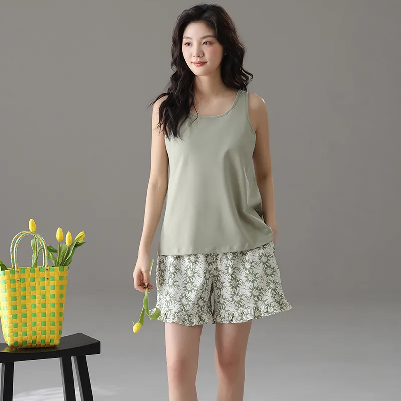 Pretty lady Women's Pajama Sets-4