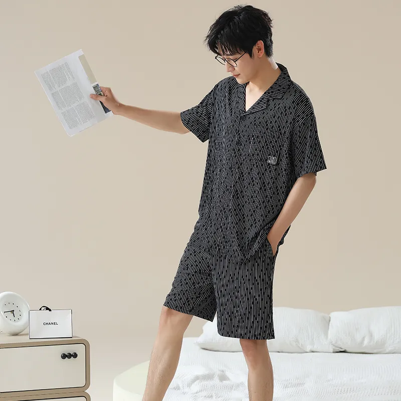 Pretty lady Men Pajama Sets-2