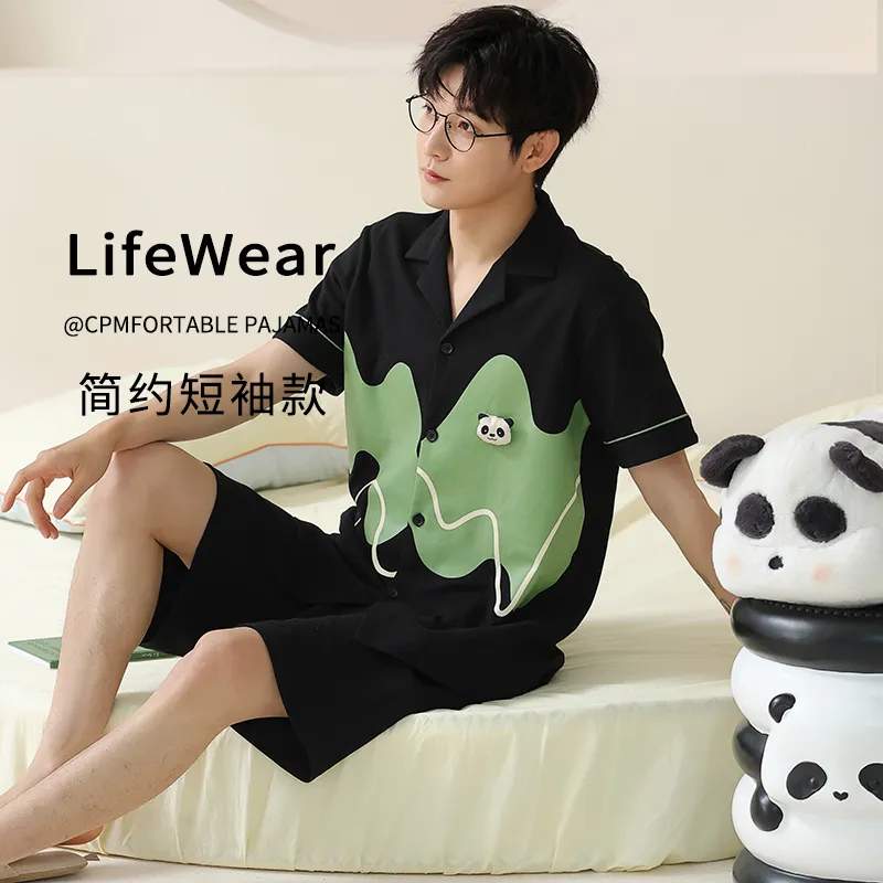 Pretty lady Men Pajama Sets-1