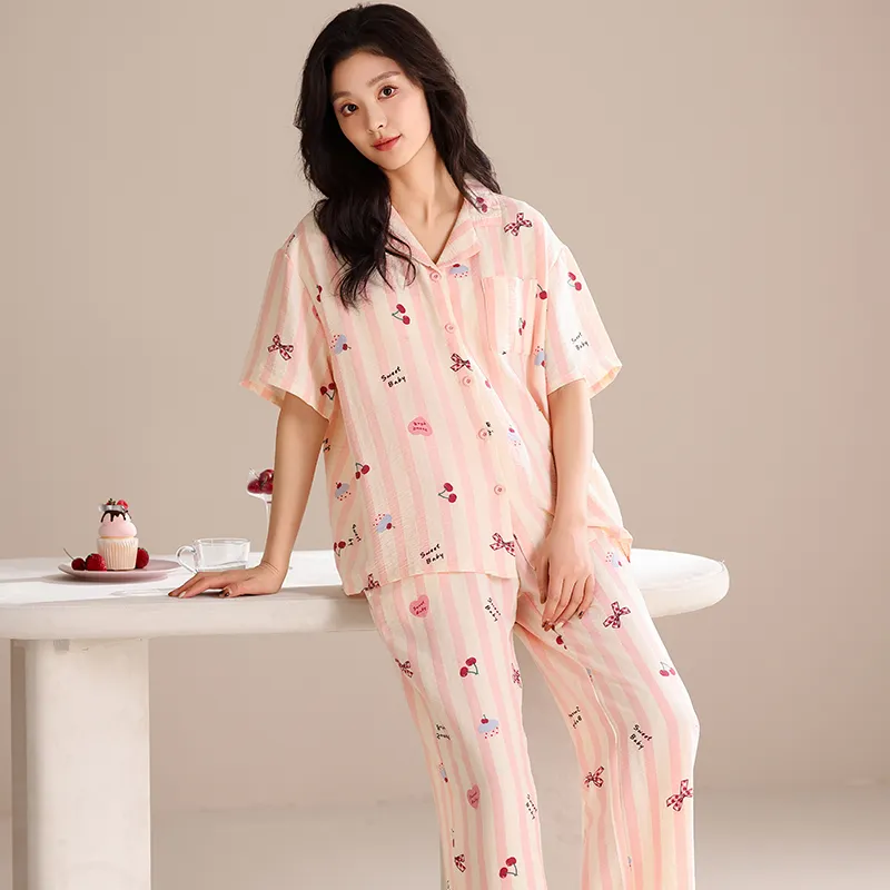 Pretty lady Women's Pajama Sets-4
