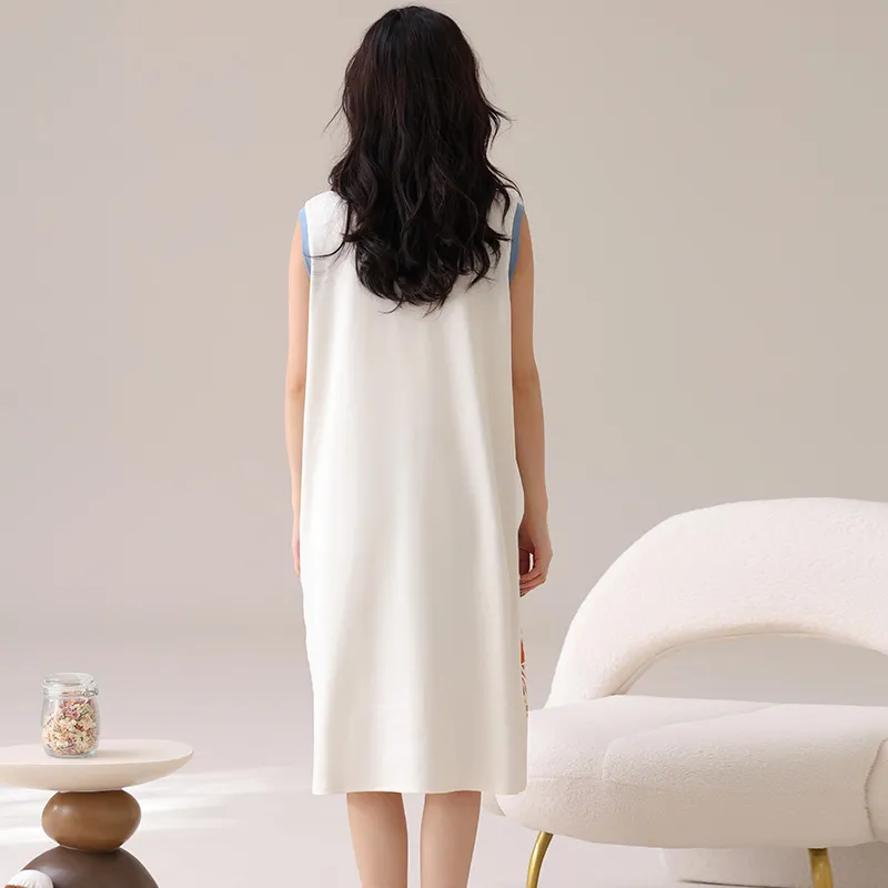 Pretty Lady Nightgown Women's Milk White-1
