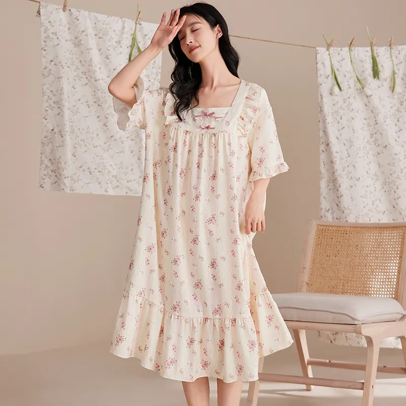 Pretty lady Women's Nightgowns-5