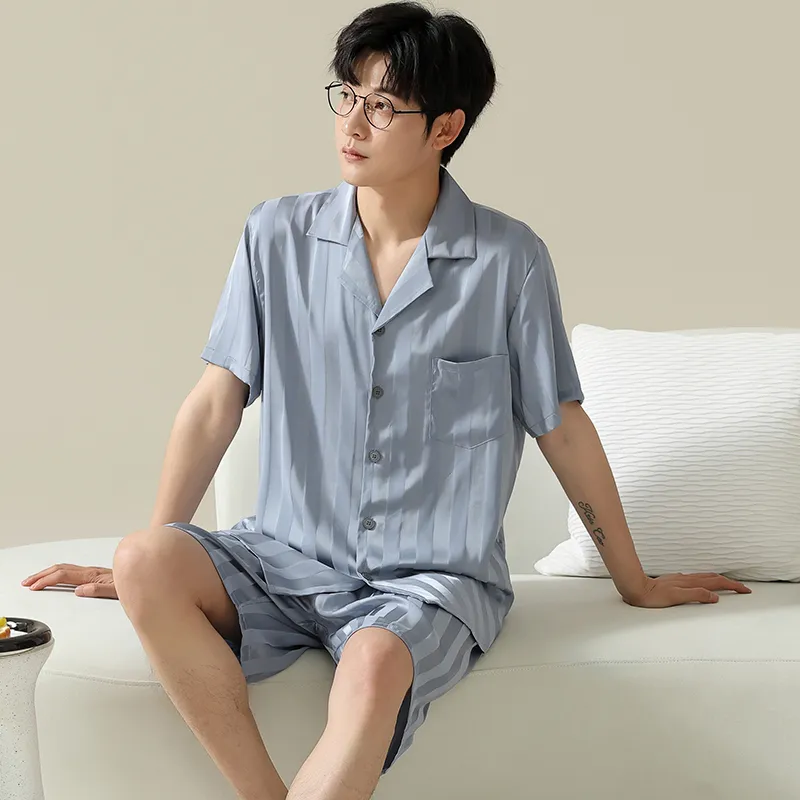 Pretty lady Men Pajama Sets-3