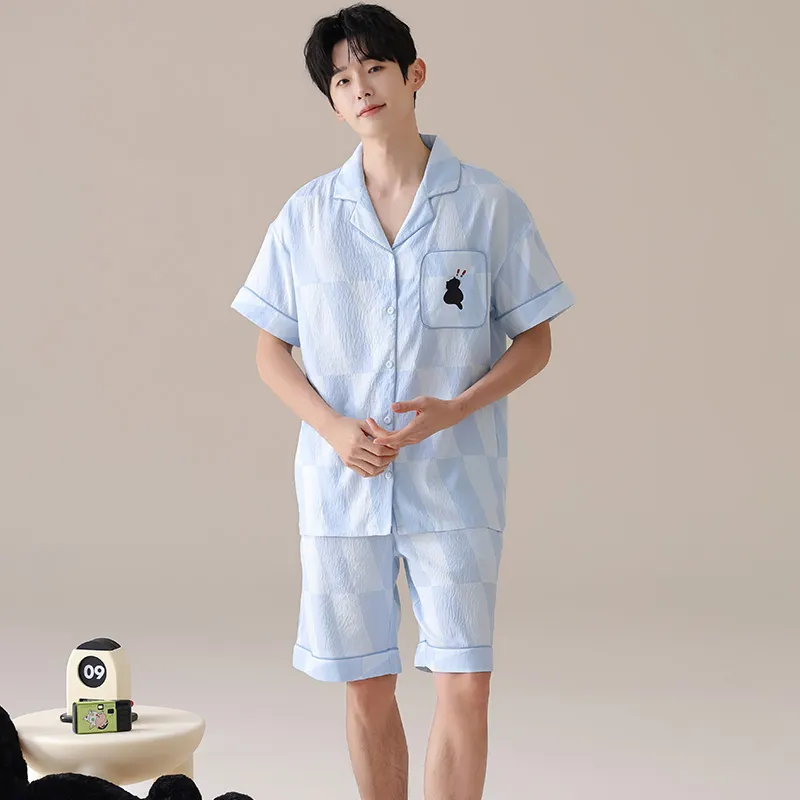 Pretty lady Men Pajama Sets-2