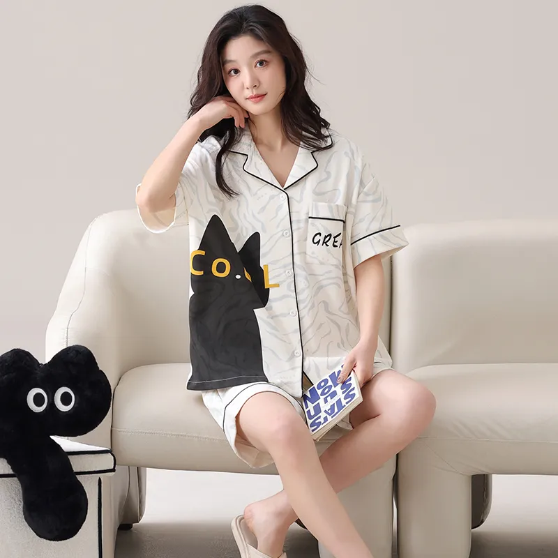 Pretty lady Women's Pajama Sets-2