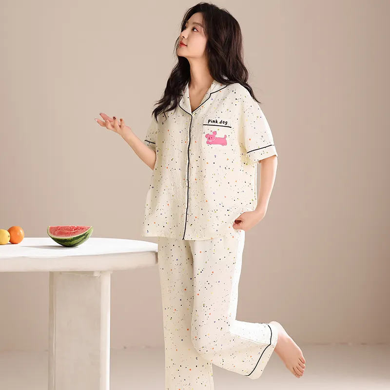Pretty lady Women's Pajama Sets-5