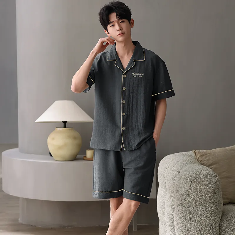 Pretty lady Men Pajama Sets-3