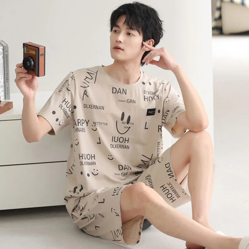 Pretty lady Men Pajama Sets-5