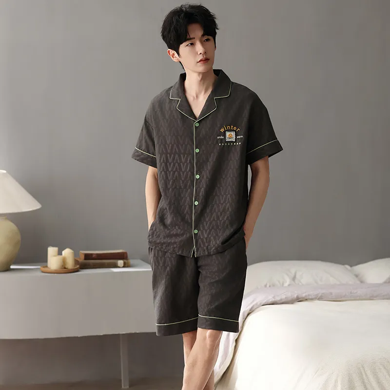 Pretty lady Men Pajama Sets-3