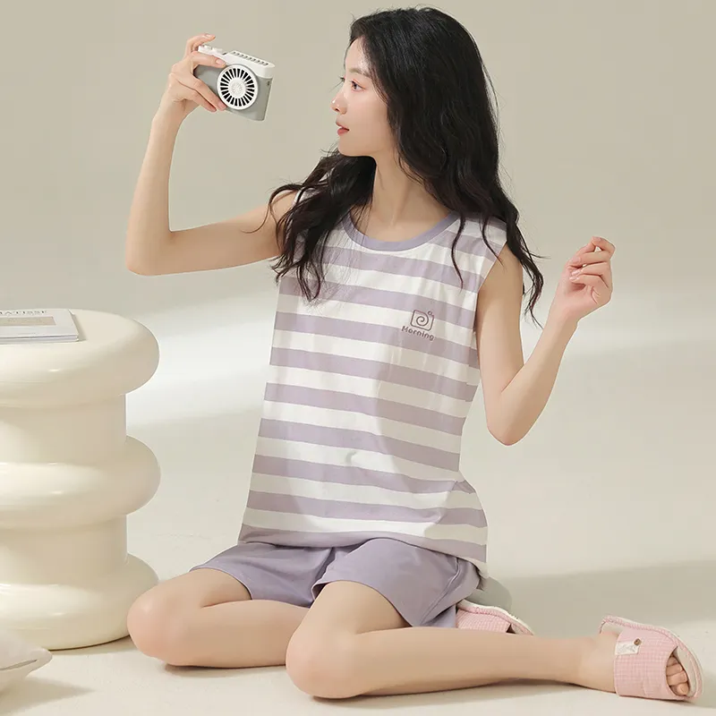 Pretty lady Women's Pajama Sets-4