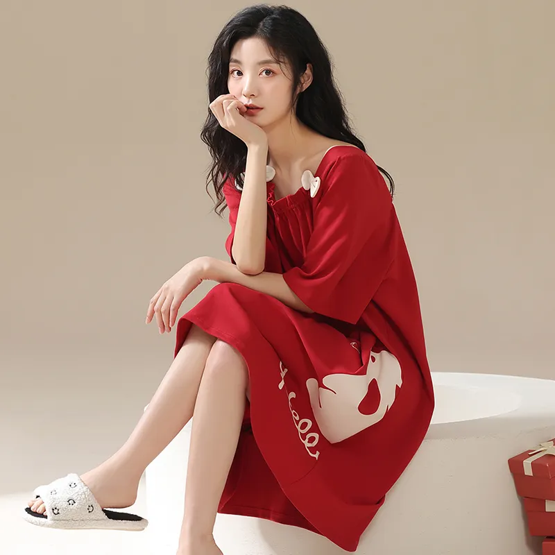 Pretty lady Women's Nightgowns-4
