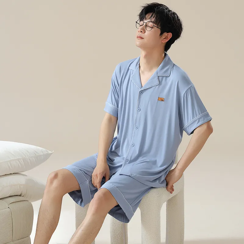 Pretty lady Men Pajama Sets-4