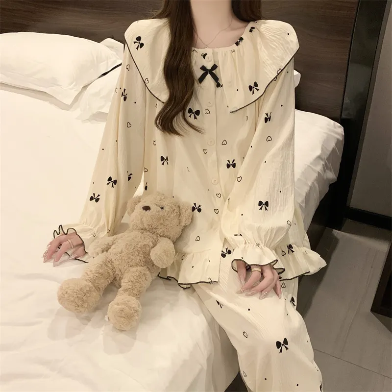 Pretty lady Women's Pajama Sets-4