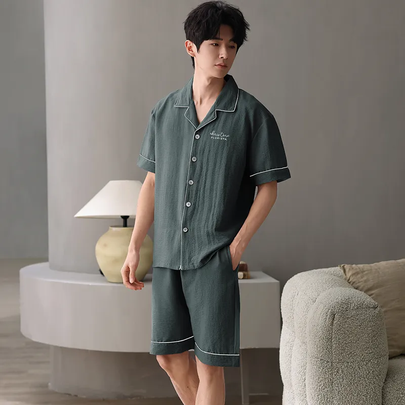 Pretty lady Men Pajama Sets-4