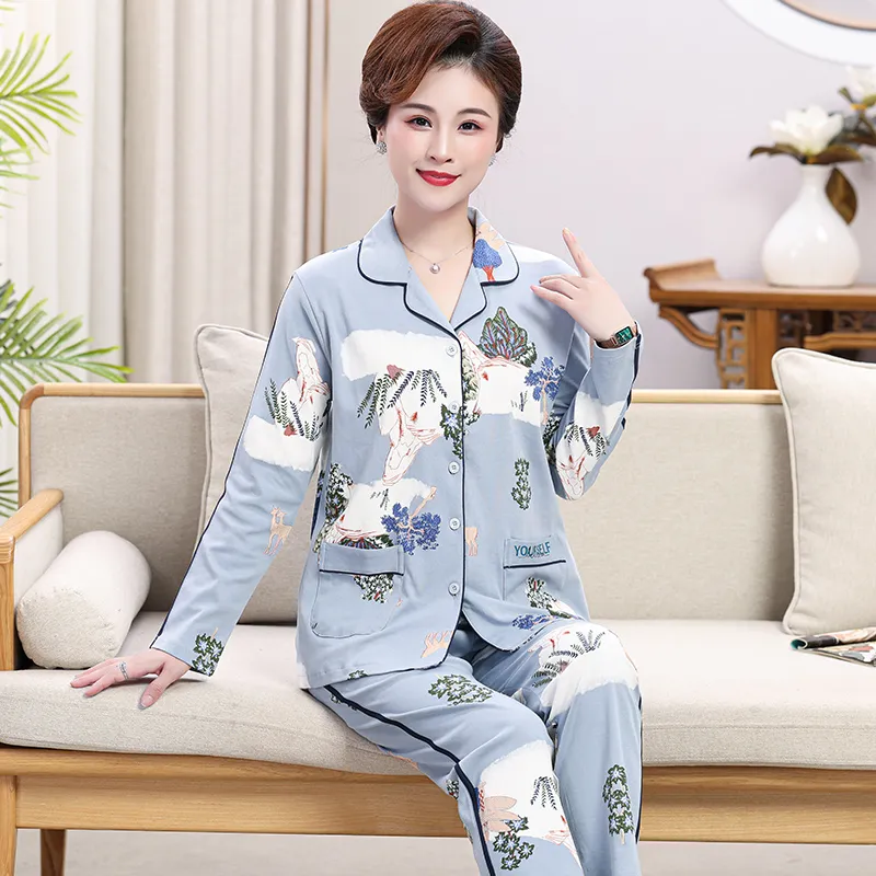 Pretty lady Women's Pajama Sets-14