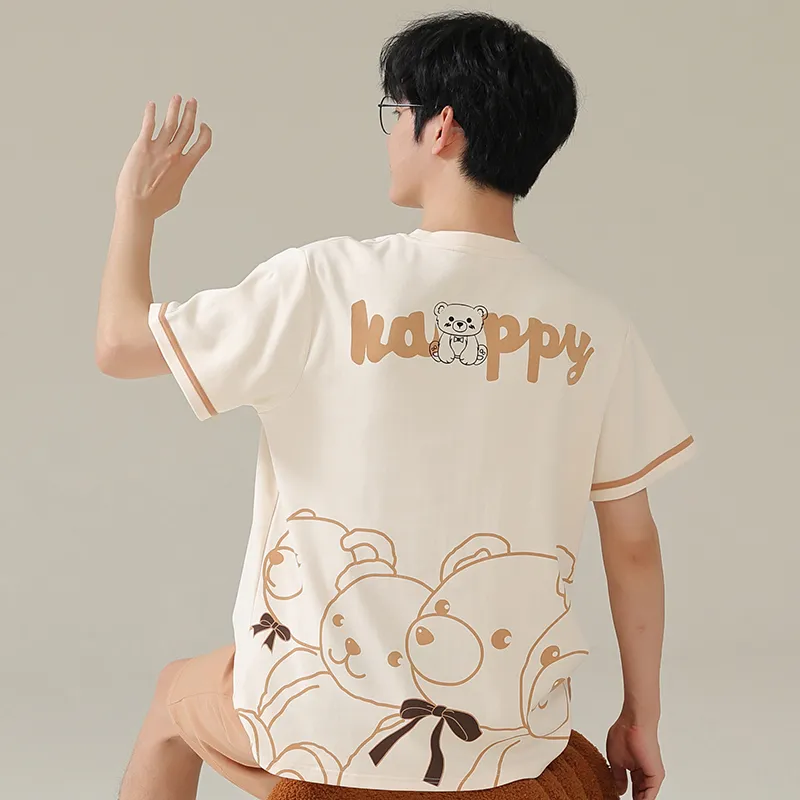Pretty lady Men Pajama Sets-2