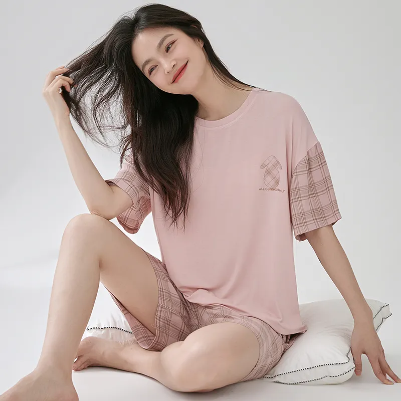 Pretty lady Women's Pajama Sets-3
