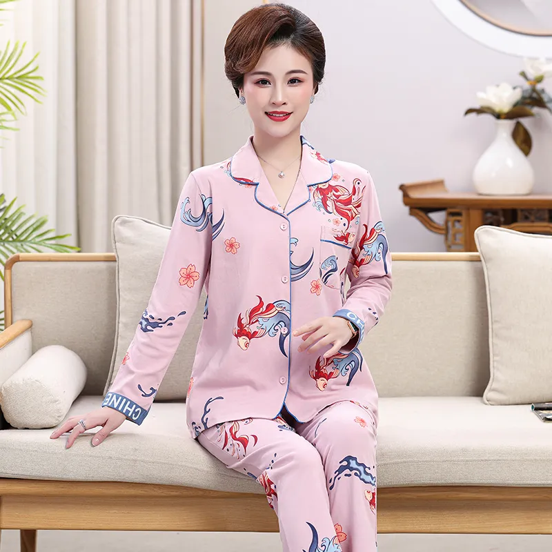Pretty lady Women's Pajama Sets-4