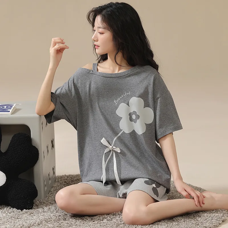 Pretty lady Women's Pajama Sets-4