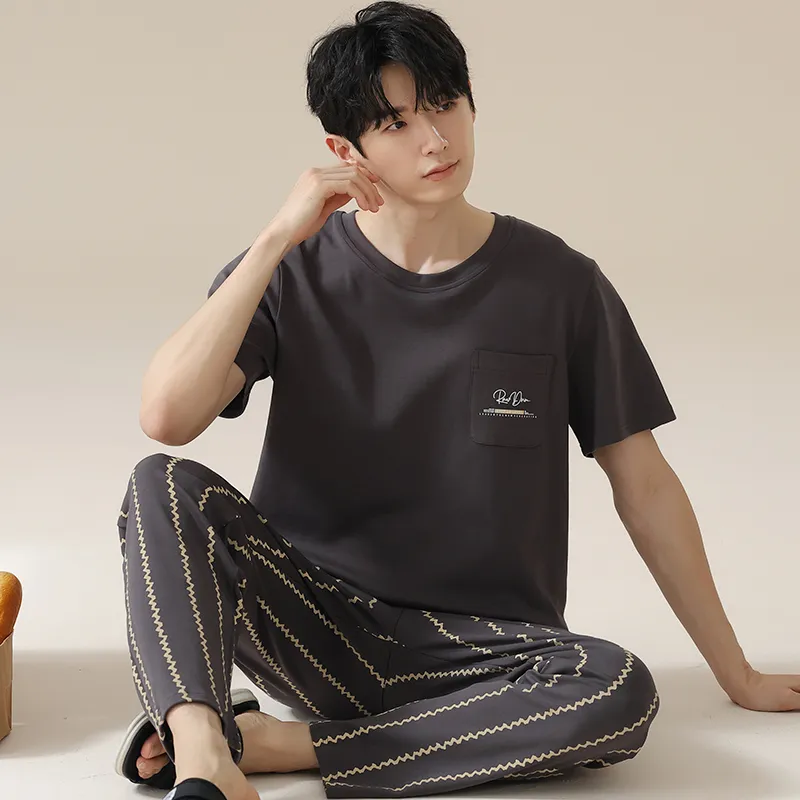 Pretty lady Men Pajama Sets-2