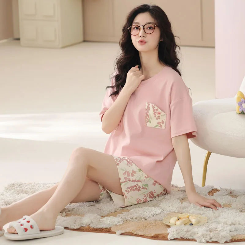Pretty lady Women's Pajama Sets-5