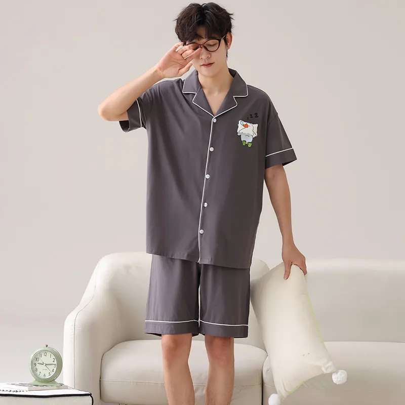 Pretty lady Men Pajama Sets-3
