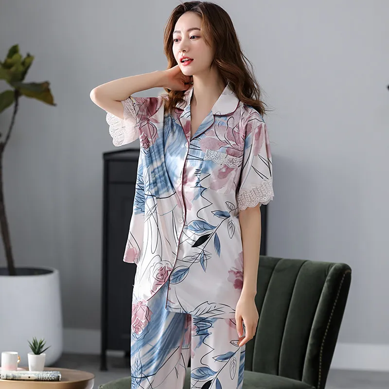 Pretty Lady Pajama Set Women's Image Color-1