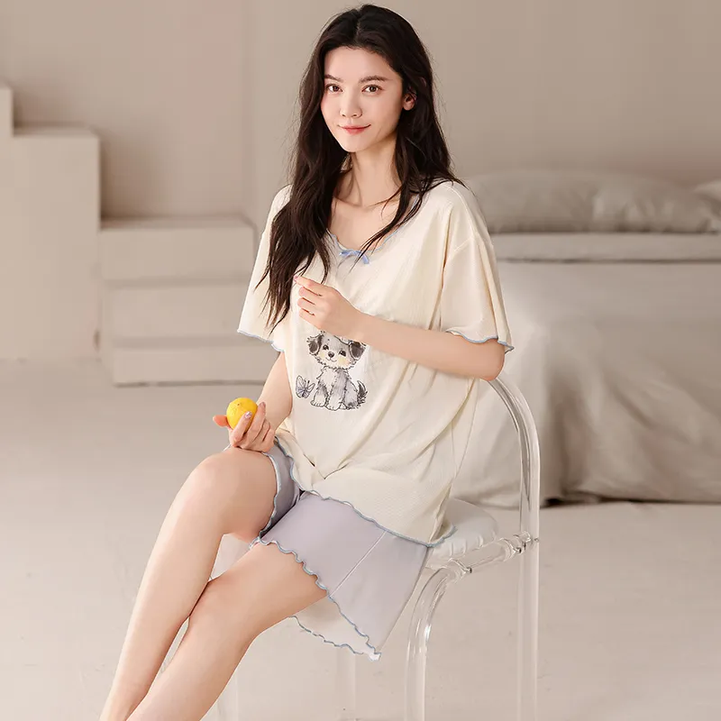 Pretty lady Women's Pajama Sets-2