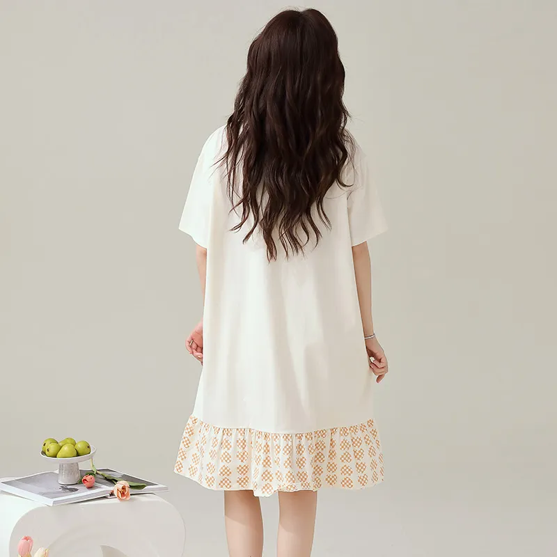 Pretty Lady Nightgown Women's Apricot-1