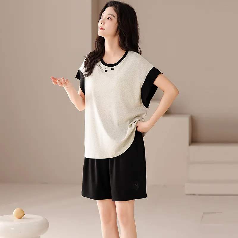 Pretty lady Women's Pajama Sets-4