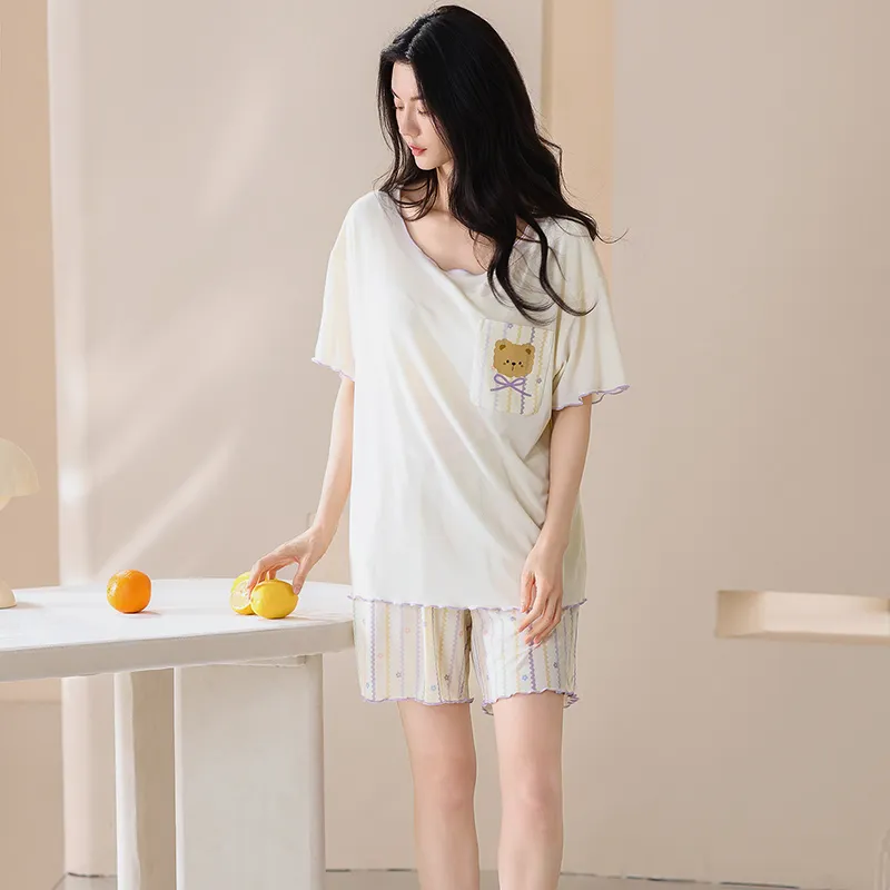 Pretty lady Women's Pajama Sets-3