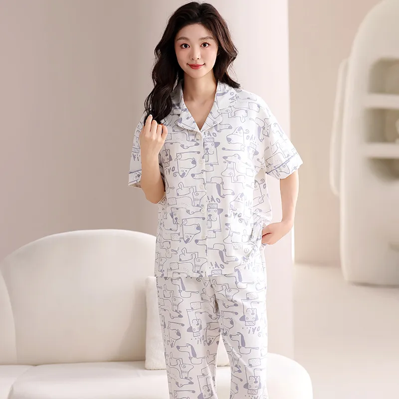 Pretty lady Women's Pajama Sets-3