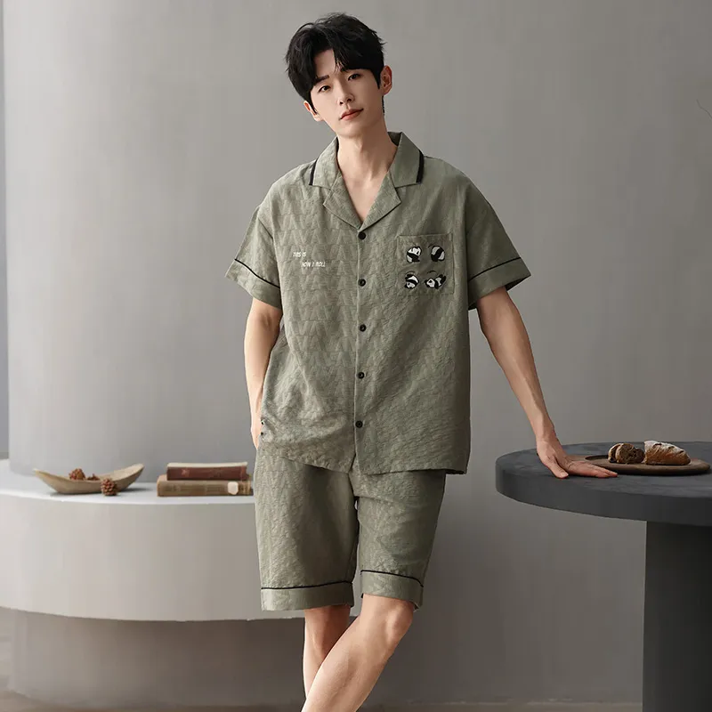 Pretty lady Men Pajama Sets-3
