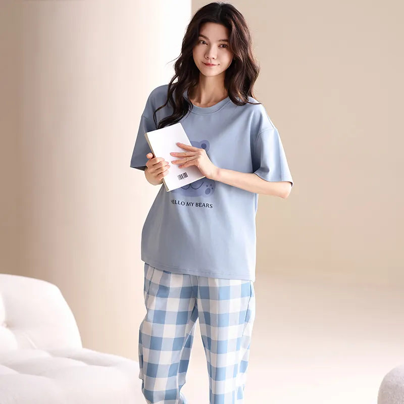 Pretty lady Women's Pajama Sets-4