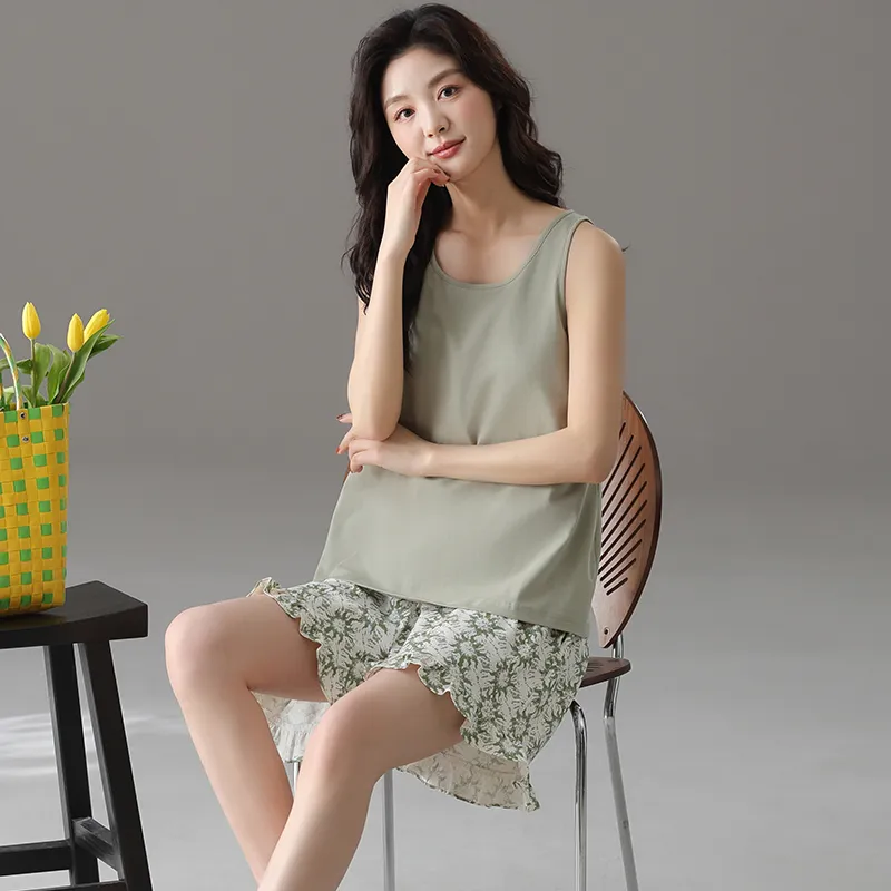 Pretty lady Women's Pajama Sets-2