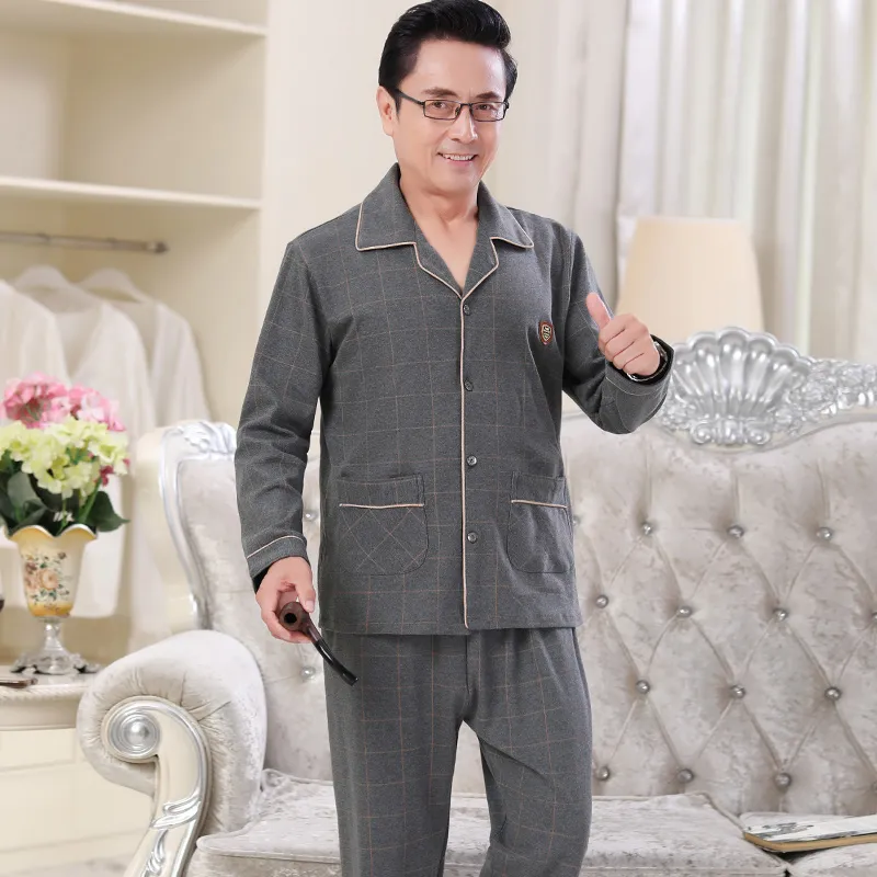 Pretty lady Men Pajama Sets-15