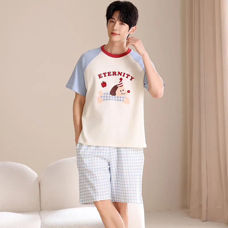 Pretty lady Men Pajama Sets-2