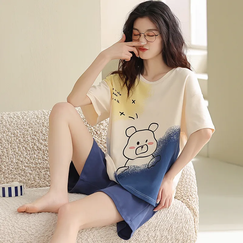 Pretty lady Women's Pajama Sets-3