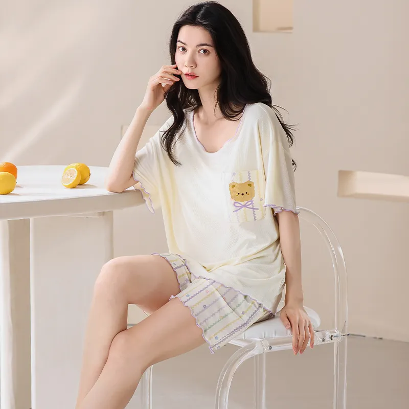 Pretty lady Women's Pajama Sets-2
