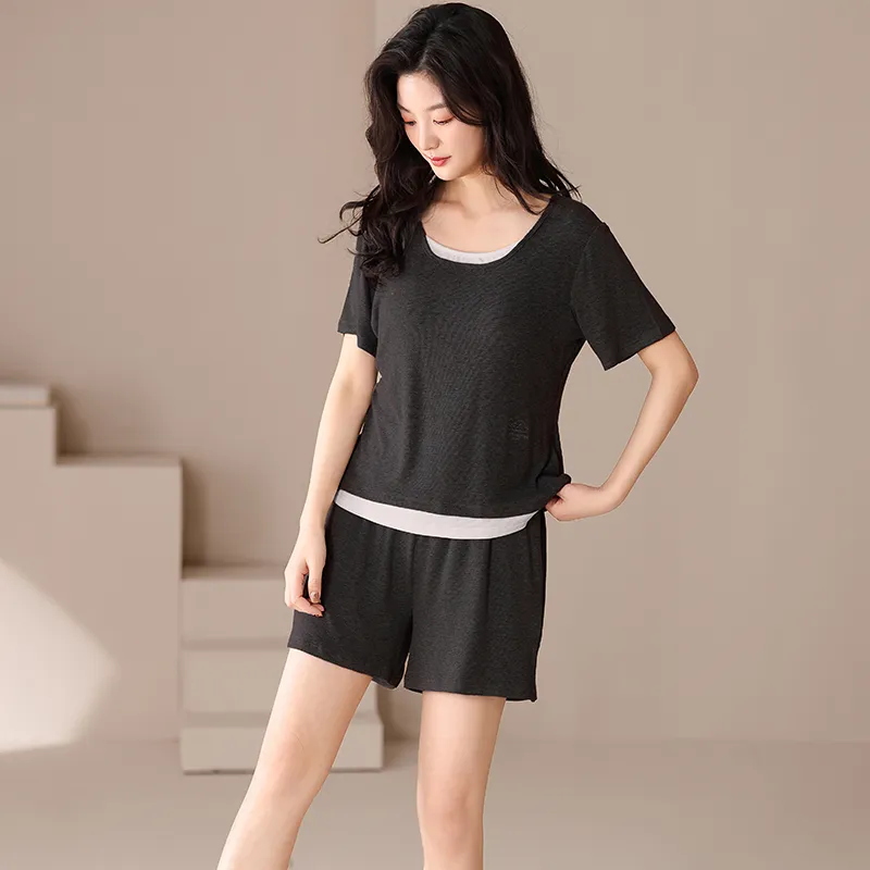 Pretty lady Women's Pajama Sets-4