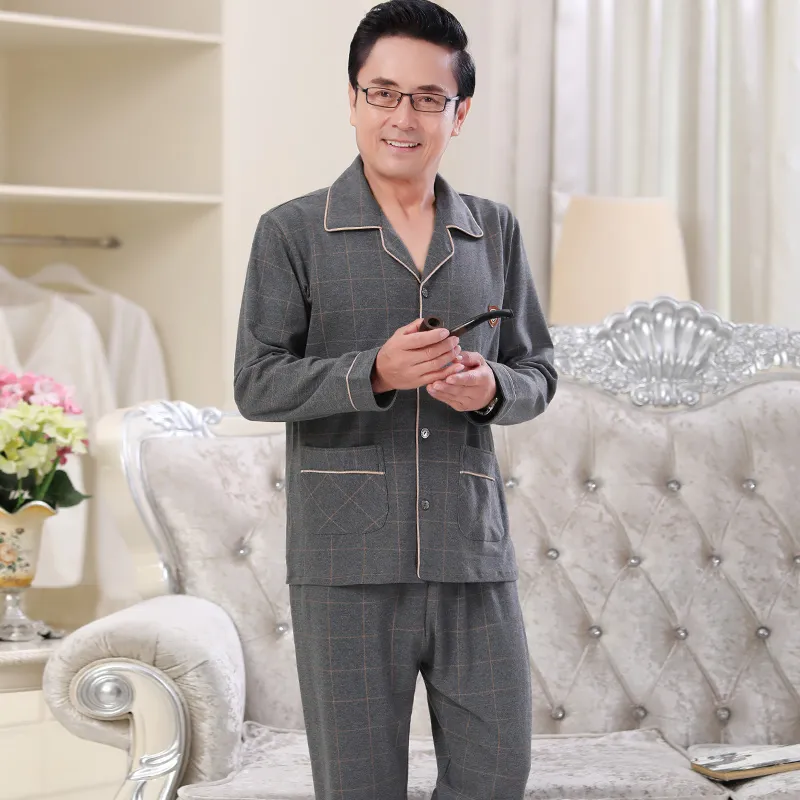 Pretty lady Men Pajama Sets-14
