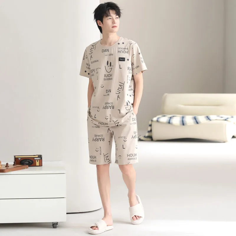 Pretty lady Men Pajama Sets-2