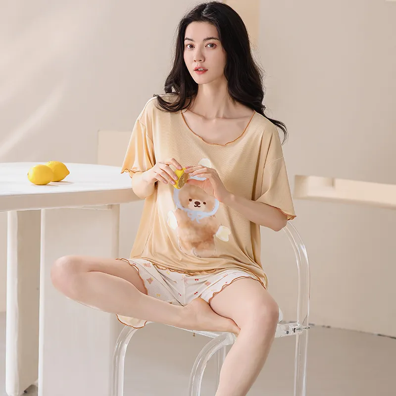 Pretty lady Women's Pajama Sets-2