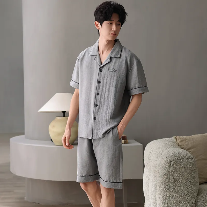 Pretty lady Men Pajama Sets-3